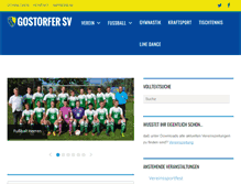 Tablet Screenshot of gostorfersv.de